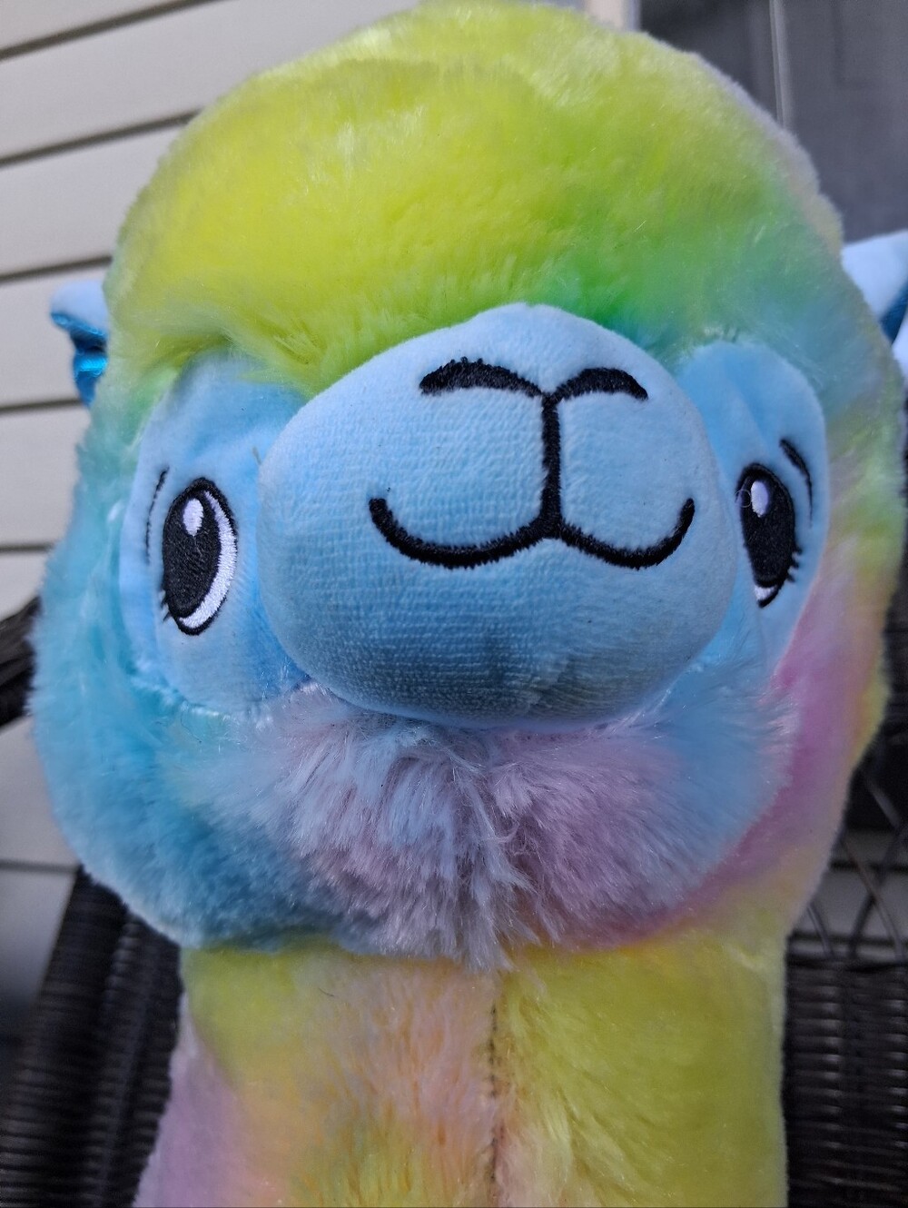 Llama Rainbow tie-dye soft stuffed animal